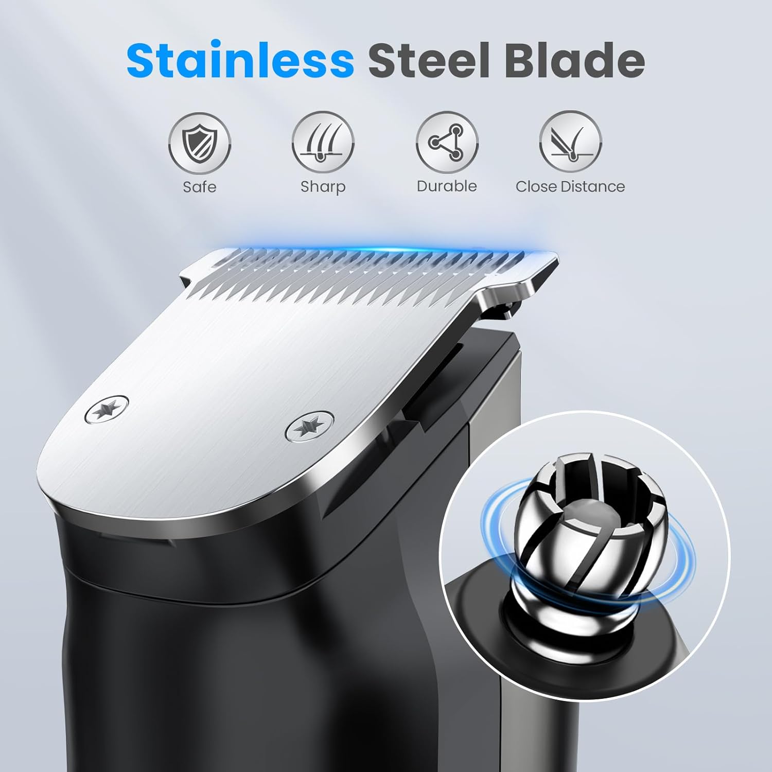SweetLF Beard Trimmer for Men: 12-in-1 Professional Mens Grooming kits -180Min Runtime Cordless Hair Clippers - IPX7 Waterproof Electric Razor with Dual Speed & LED Display&Travel Lock, USB-C Charging