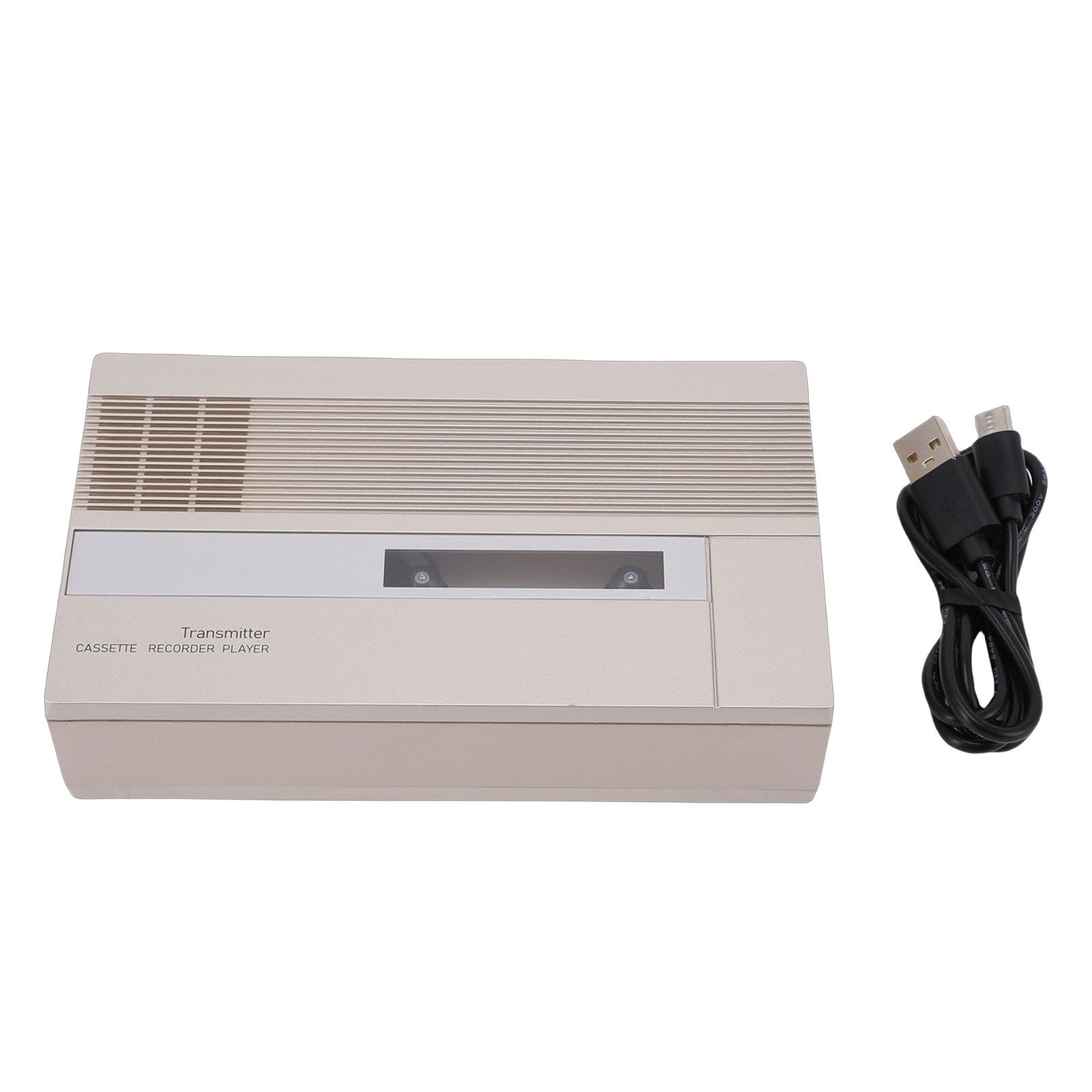 Goshyda Lecteur de Cassettes Portable Magnétophone, Cassette Bluetooth vers Convertisseur Numérique Haut-Parleur intégré