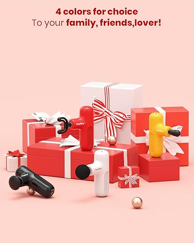 Miniatura 6 de Super Mini pistola de masaje, masajeador de tejido profundo, pistola de masaje compacta de viaje, recuperación de cuerpo completo y alivio para