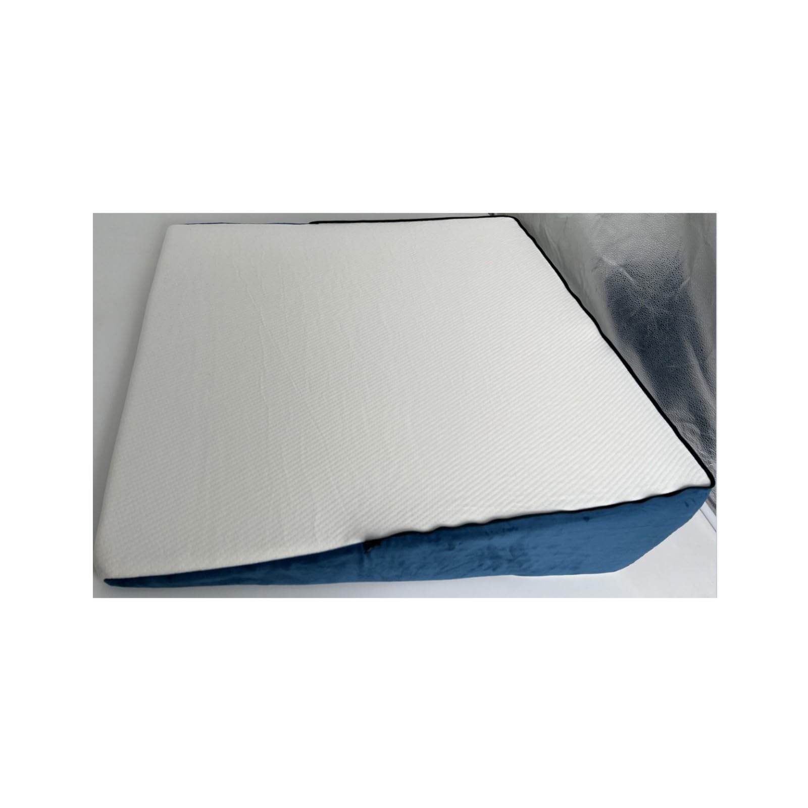 Almohada Cuña Adulto,Almohada Lectura Triángulo para Soporte La Espalda Y Relax,Cojin Sofá Y De Espuma Viscoelástica para Cama con Funda Lavable Extraíble para Alivio del Dolor De Espalda