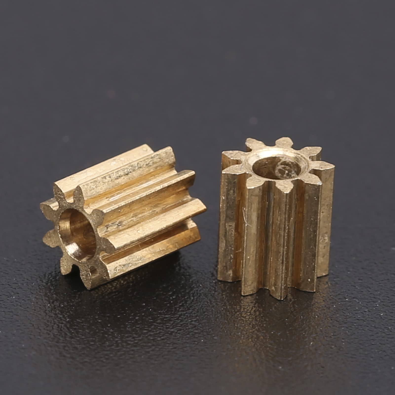 Koło zębate silnika, szerokość 4,85 mm, mosiężna przekładnia, wysokość 5 mm, wysoka wydajność dla modułu Lok 0,4 9 zębów do modyfikacji samochodu