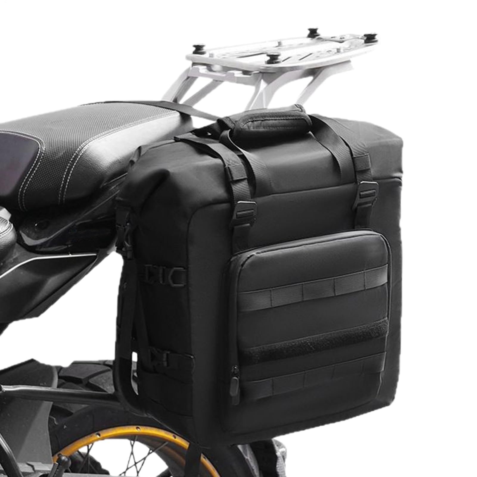 Sakwy Boczne Motocyklowe 30 Litrów Wodoodporne Sakwy Bagażowe | Kompletny Zestaw Bagażu Motocyklowego dla outdoor, kolarstwa, jazdy, kempingu, kobiet, mężczyzn, dorosłych oraz nastolatków