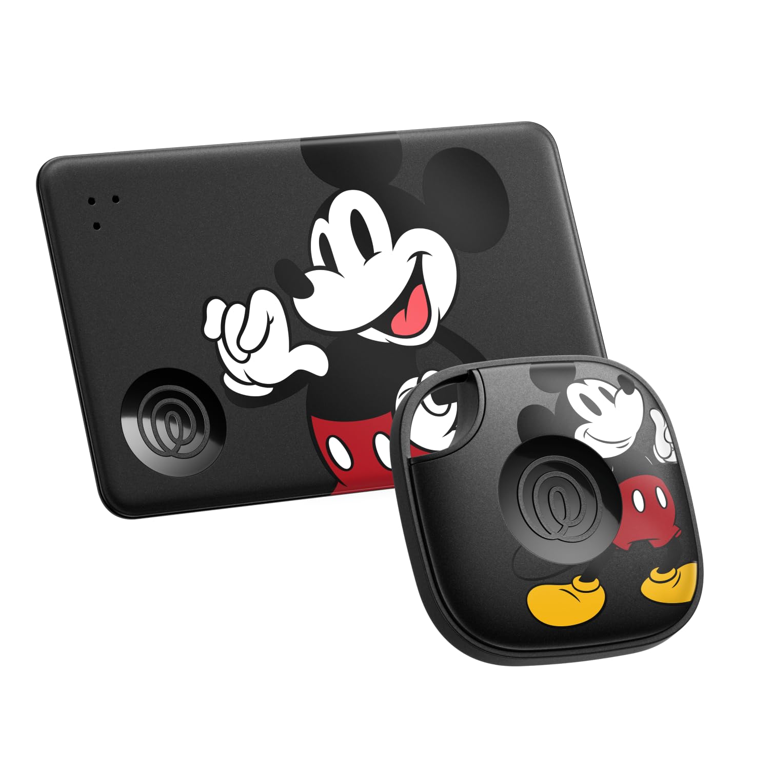 Life360 x Disney Tile - Starter Pack - Localizadores Bluetooth para Llaves, Carteras y Mucho más. Compatible con iOS y Android.Paquete de 2 (Tile Negro/Slim) - Mickey en oferta en Amazon