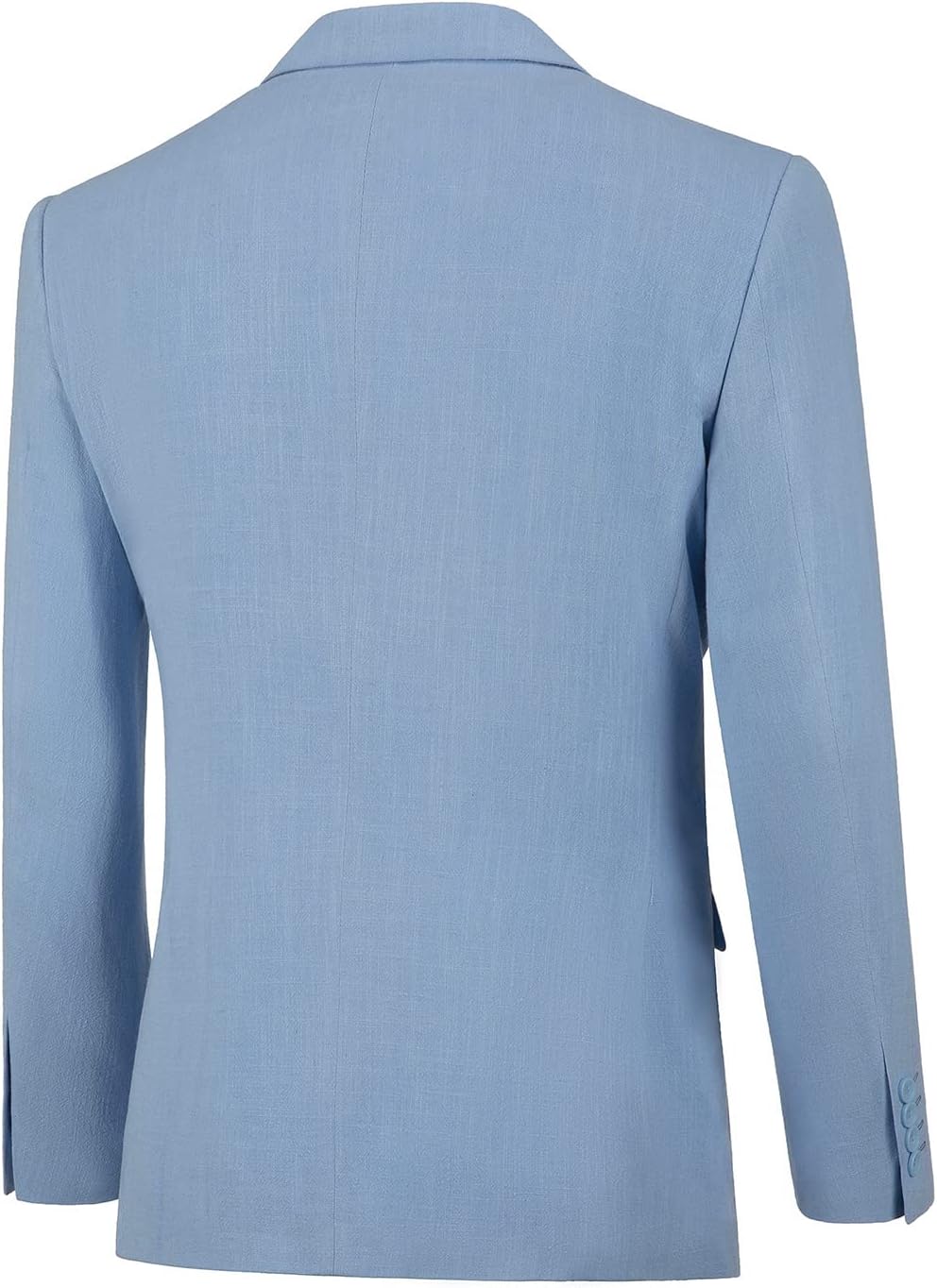 Furuyal Linen Suit 3 Pieces Vintage Retro Wedding Prom Suits Slim Fit Jacket Blazer Groom Tuxedos - Image 4