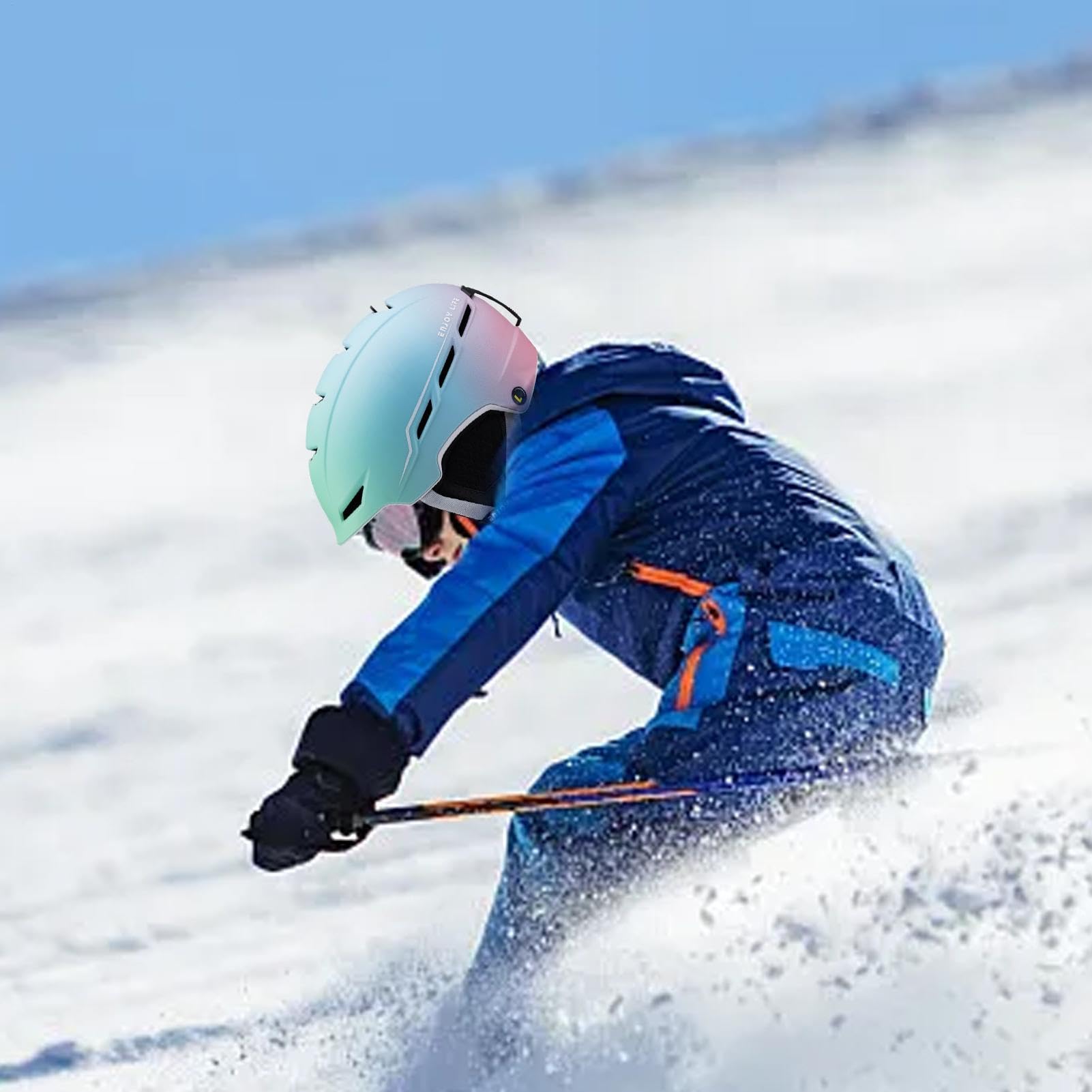 Ski-Kopfschutz, Snowboard-Gesichtsschutz Leichter Kopfschutz für