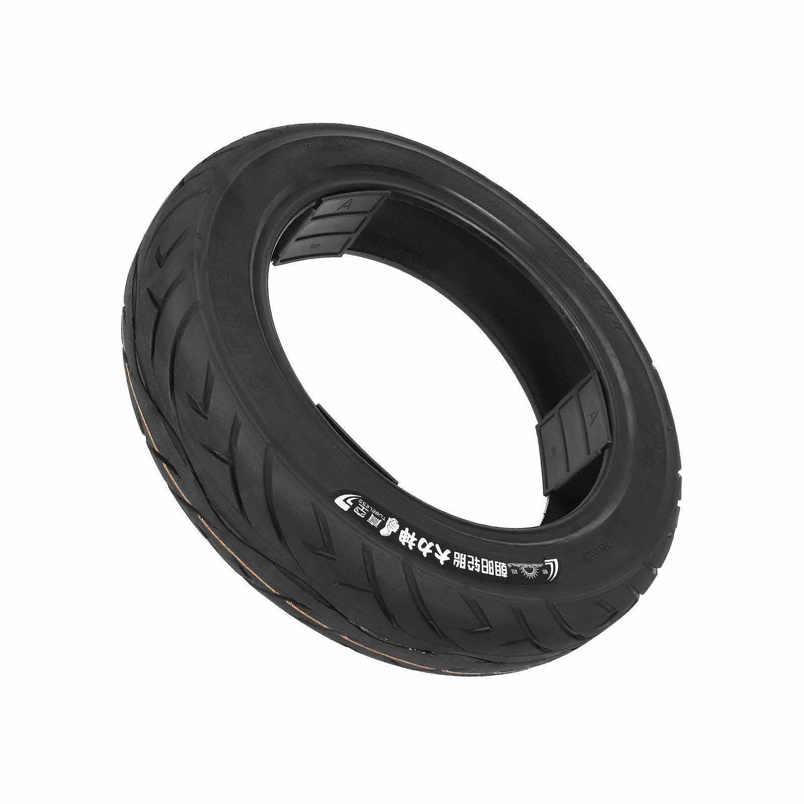 Neumático para Scooter Eléctrico Repuesto de Goma 10 Pulgadas Accesorios Antideslizantes con Absorción de Impactos Fácil Instalación Adecuado para