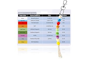 Order of Blood Draw Beads with Reference Card