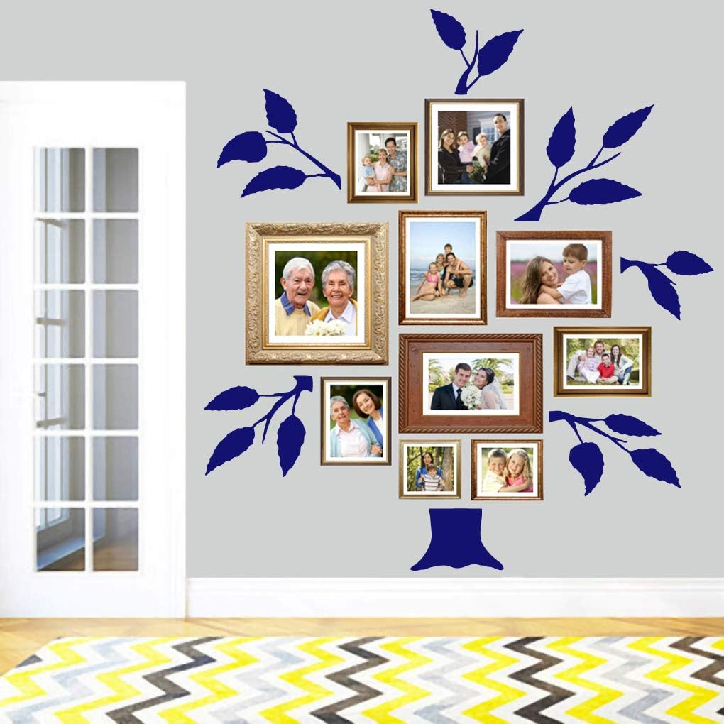 Sweetums Signatures - Wall Decal for Living Room -Family Tree Wall Decor - Multiple Size Options - Select Your Color (Brown, Medium)