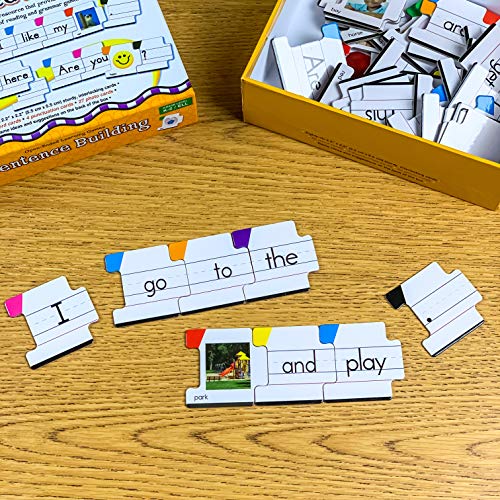 61P2zIbWJML - Carson Dellosa &ndash; Sentence Building Literacy Resource with 86 Cards for Language Arts For K, 1st, & 2ND Grade & Ell
