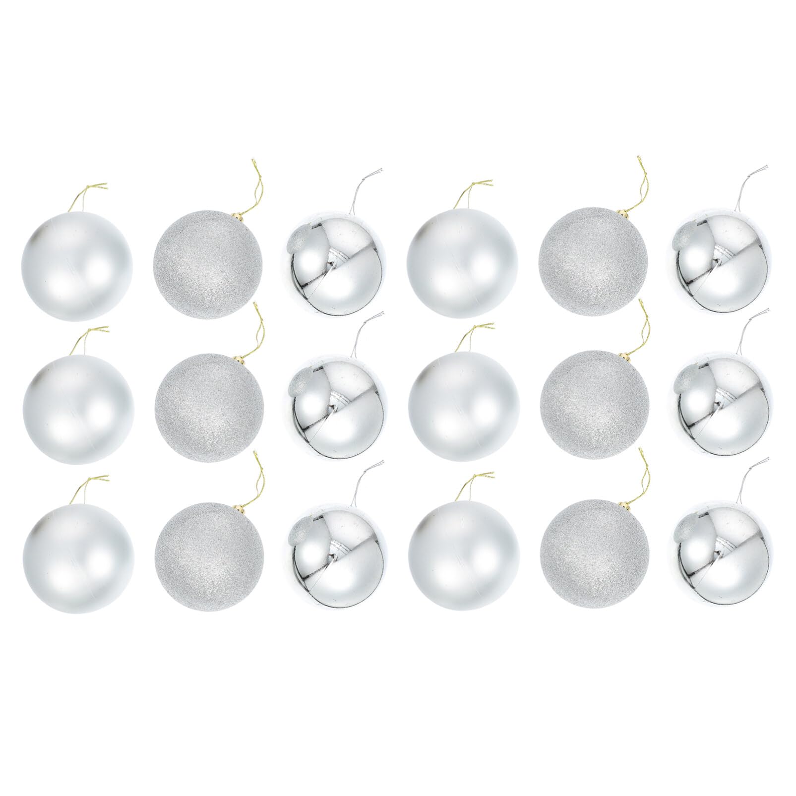 MAGICLULU 24stücke Dekorative Weihnachtskugeln als Anhänger für Weihnachtsbaum Kugeldekoration für Party und Zuhause Hängekugeln für Wohnzimmer und Schlafzimmer