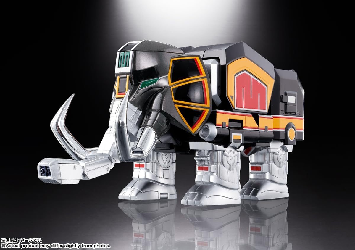 Soul of Chogokin Dinosaur Squadron Jewranger, Beast Emperor GX-72 Large Beast God & GX-78 Dragon Caesar, Approx. 10.2 inches (260 mm), ABS & PVC & Die-Cast Pre-painted Action Figure