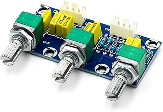 Fasizi Preamp Tone Board Volume Treble HIFI Bass Adjustment Control Board
