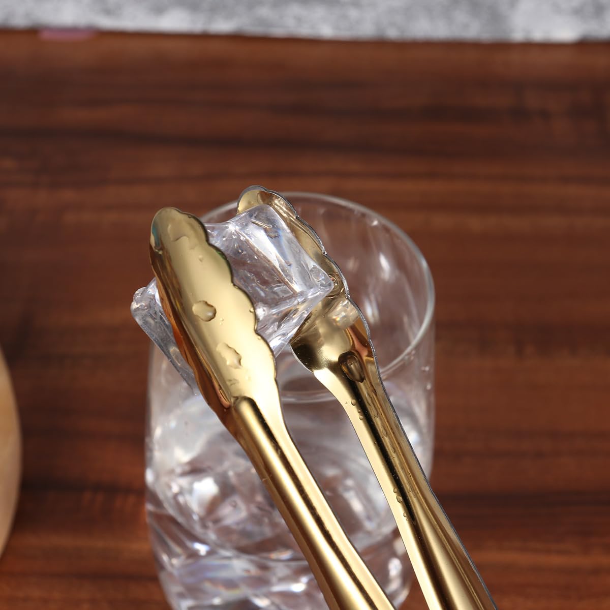 UPKOCH Espátula de metal 4 piezas pinzas de cocina para servir alimentos buffet