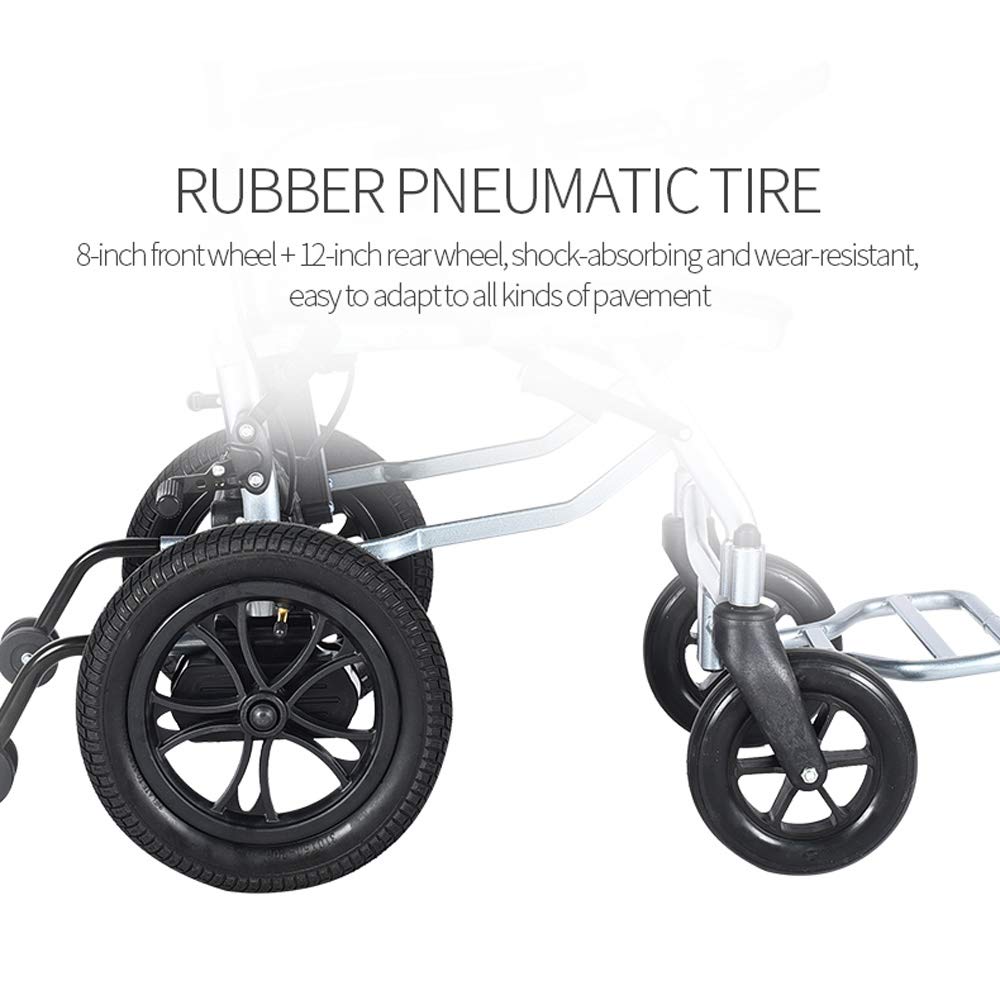 Lightweight Electric Wheelchair, Open/Fold in 1 Second Lightest Most Compact Power Chair Drive