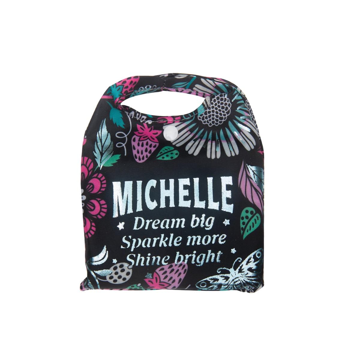 History & Heraldry Personalised Sparkle Shopper Bag (Michelle)
