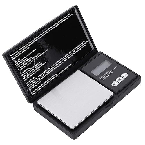 Miniatura 9 de Báscula de gramos, mini báscula digital LED portátil digital de gramos, báscula de bolsillo para alimentos, cocina, joyas de oro y plata (35.27