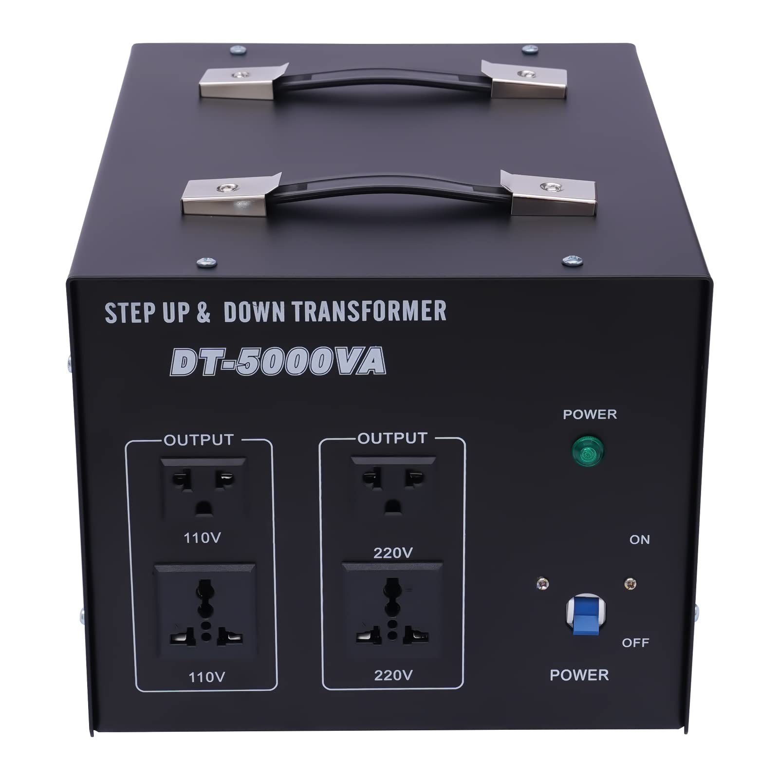 Trasformatore di tensione 220 V-240 V a 110 V-120 V, trasformatore di tensione per conversione su e giù, per la maggior parte degli elettrodomestici utilizzati