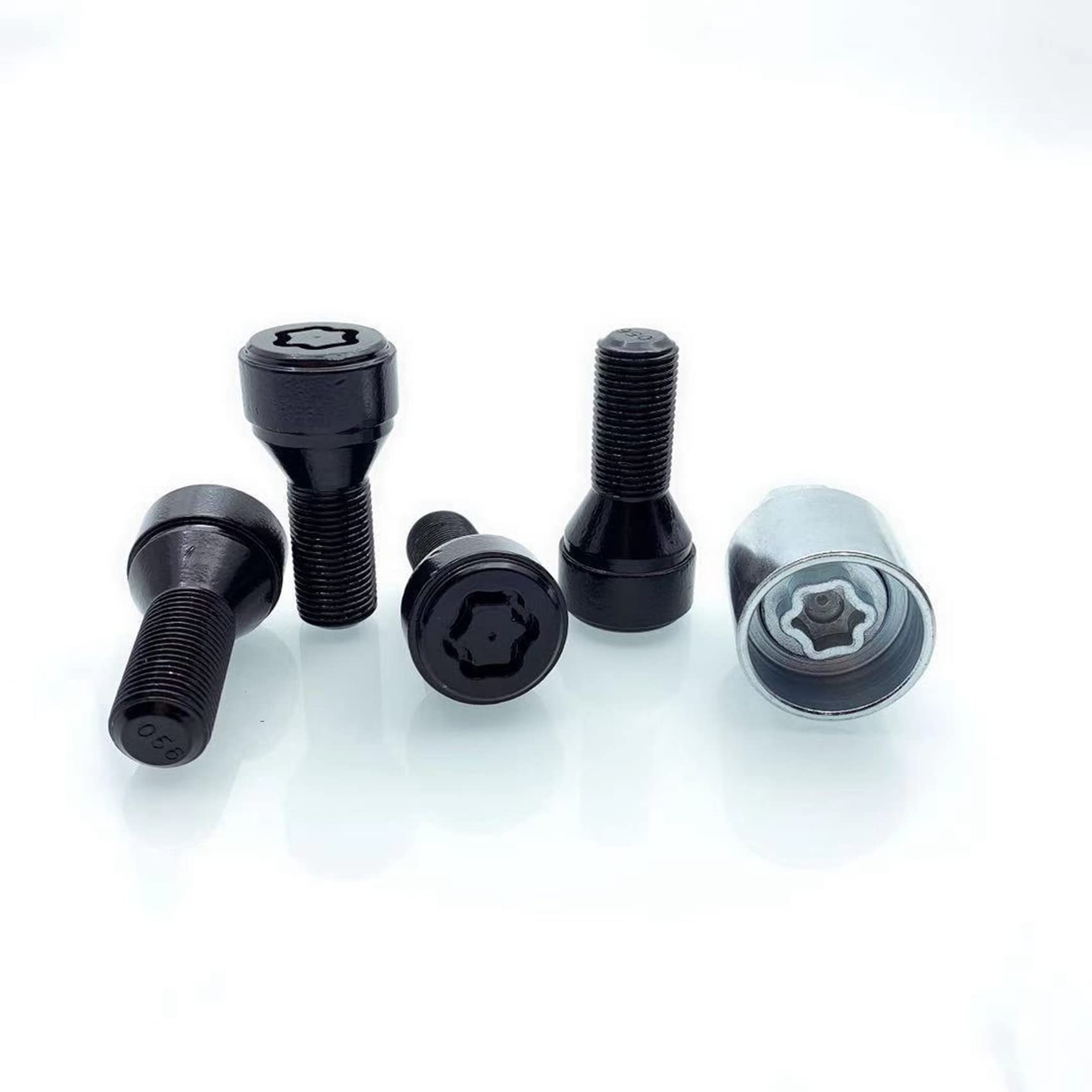 Set di 8 bulloni antifurto per ruota 14 x 1,25 mm per alta tipologia di serratura ruota set 36136792851