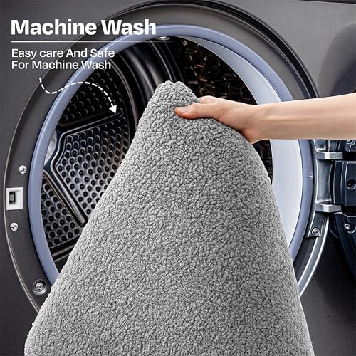 Image of enera Microfibre Bath Mat | Soft & Absorbent 2650 GSM | Non-Slip Latex Backing | Quick Dry, Washable Multipurpose Floor Mat for Bathroom, Bedroom, Kitchen & Home (Opella 40 x 60 cm) (Stone)