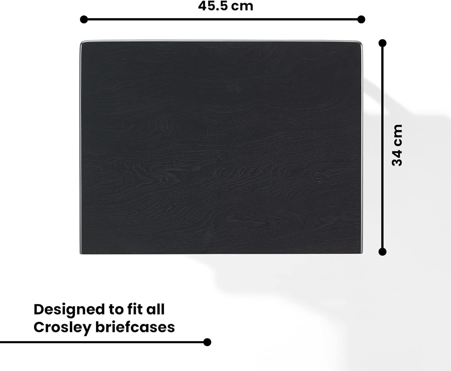 Crosley ST66-BK Manchester - Soporte para Tocadiscos con Almacenamiento de Cables, Color Negro
