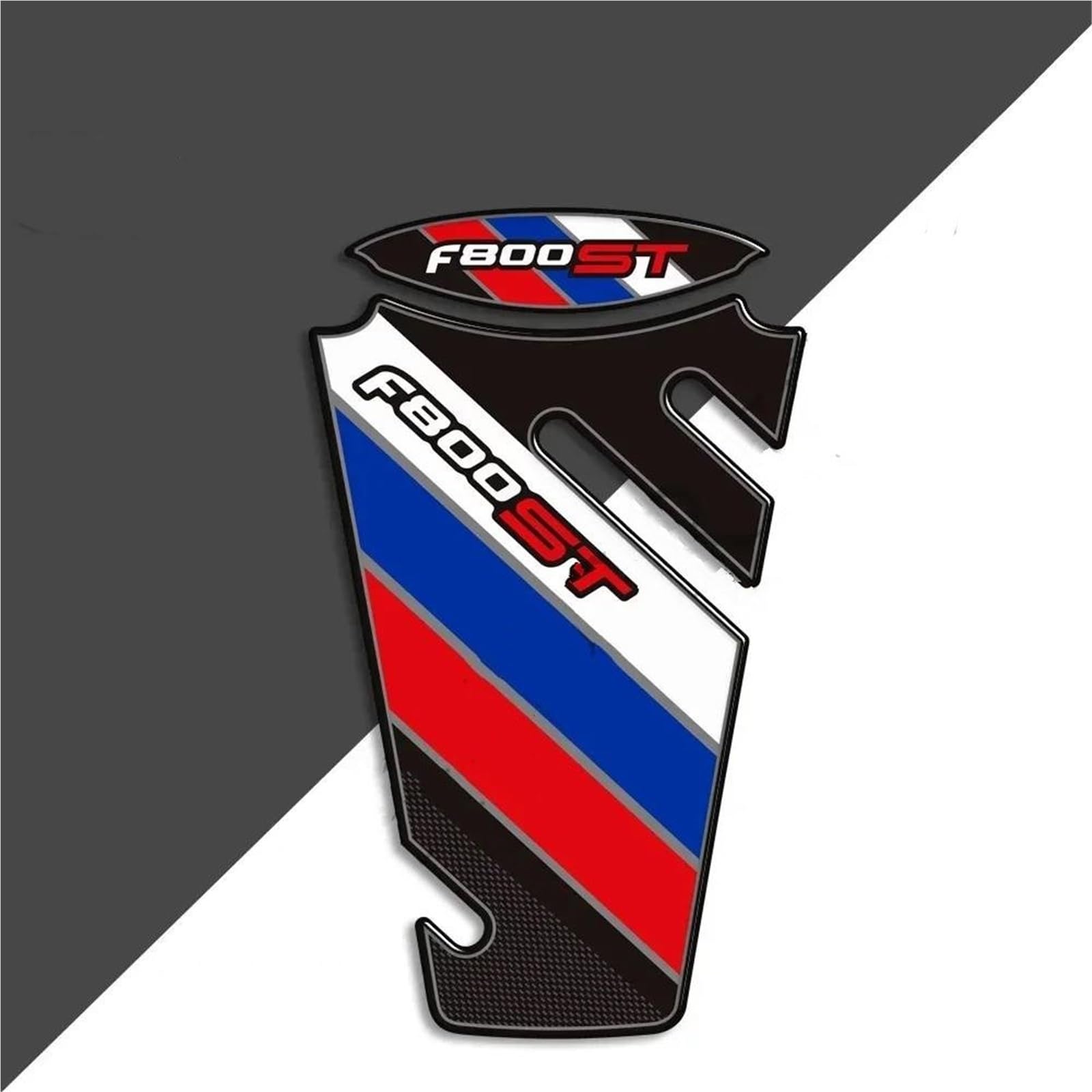 Motorbike Stickers Motorcycle Fuel Tank Sticker for BMW F800ST F800 F 800 S ST Gas Decal Protector Resist Traction Pad Fuel Tank Protection Pads(Color1)