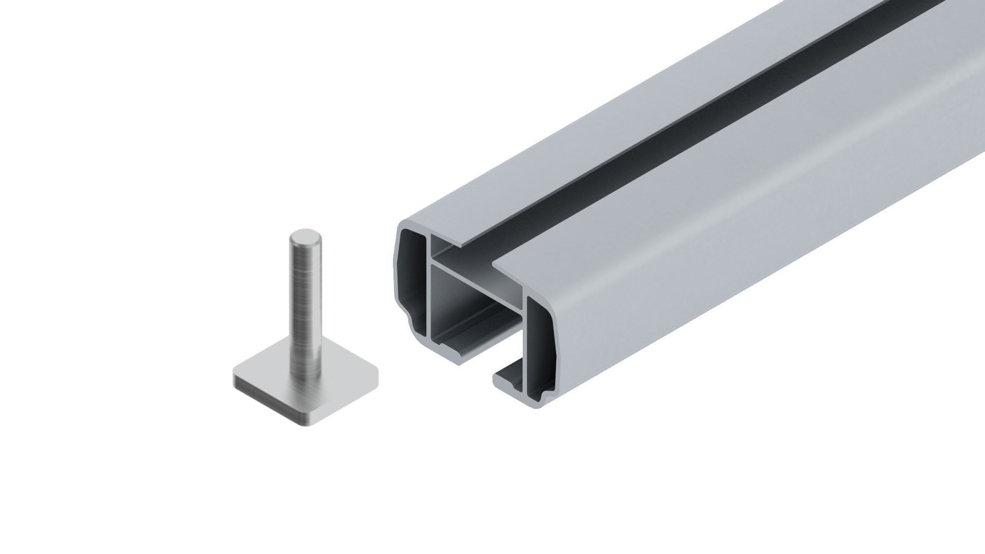 NORDRIVE N15077 Helio, Coppia Barre portatutto in Alluminio - XL - 140 cm