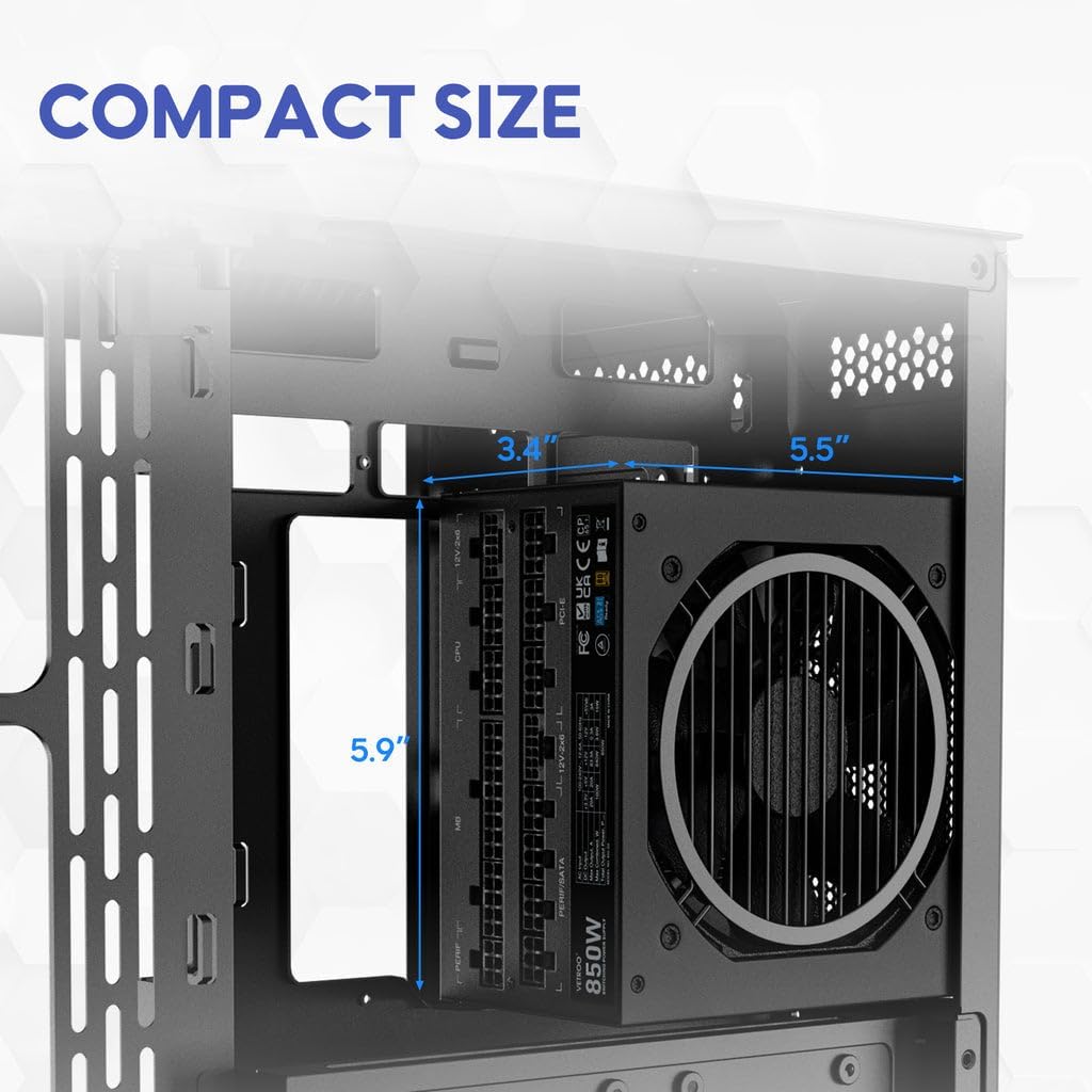 80 Plus Gold certification logo on the power supply unit