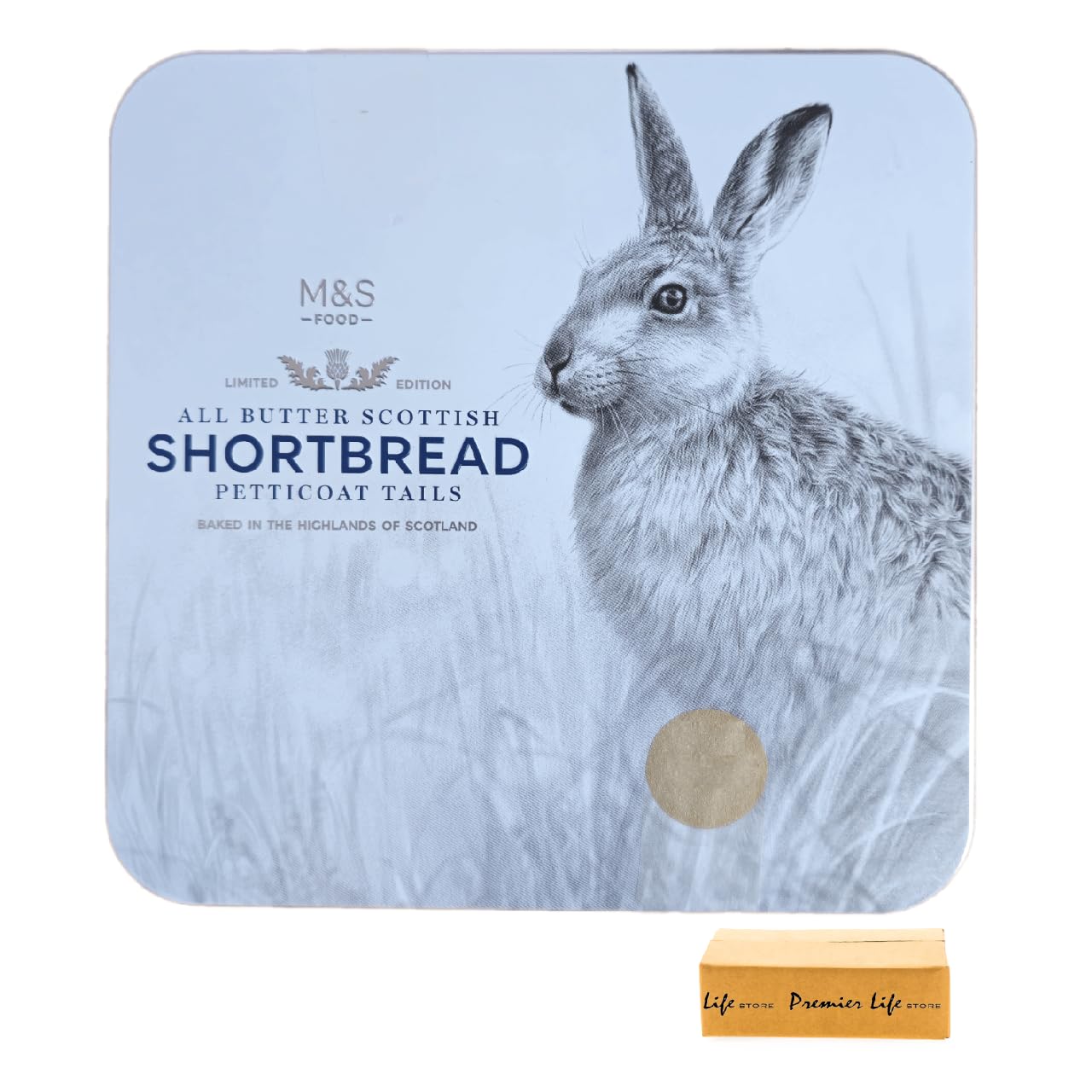 All Butter Scottish Shortbread Limited Edition Petticoat Tails Bunny Tin, 360g