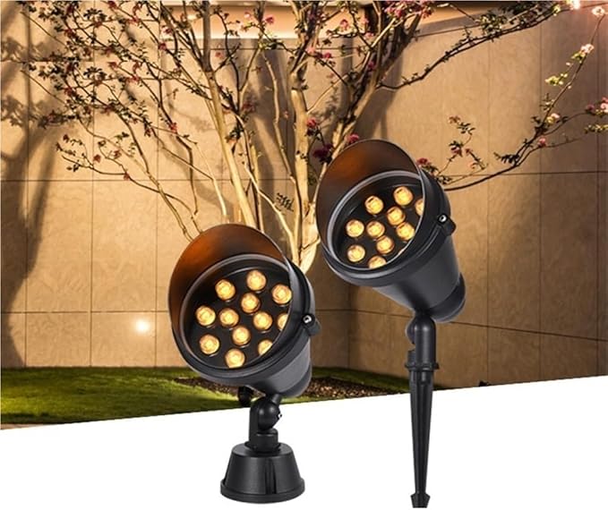 DHAEY EMFYL Lampen 4 stks/partij AC220V Boom Plug-in Verlichting Led Kleurrijke Grond Plug-in Verlichting Spots Outdoor Waterdichte Tuin Gazon Verlichting (Kleur : Cool white, Grootte : 6W B) photo 2
