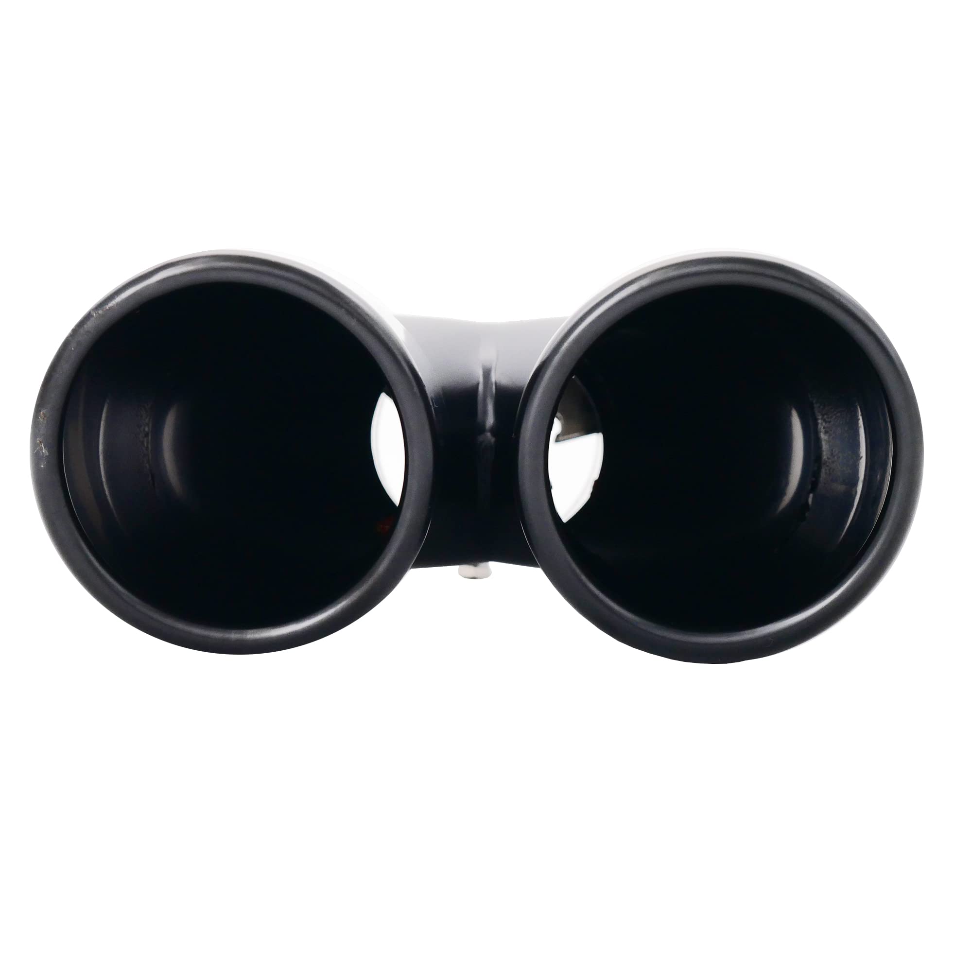 Sortie Echappement Embout D'u00e9chappement Rond 115 Mm Noir Sortie Echappement Voiture