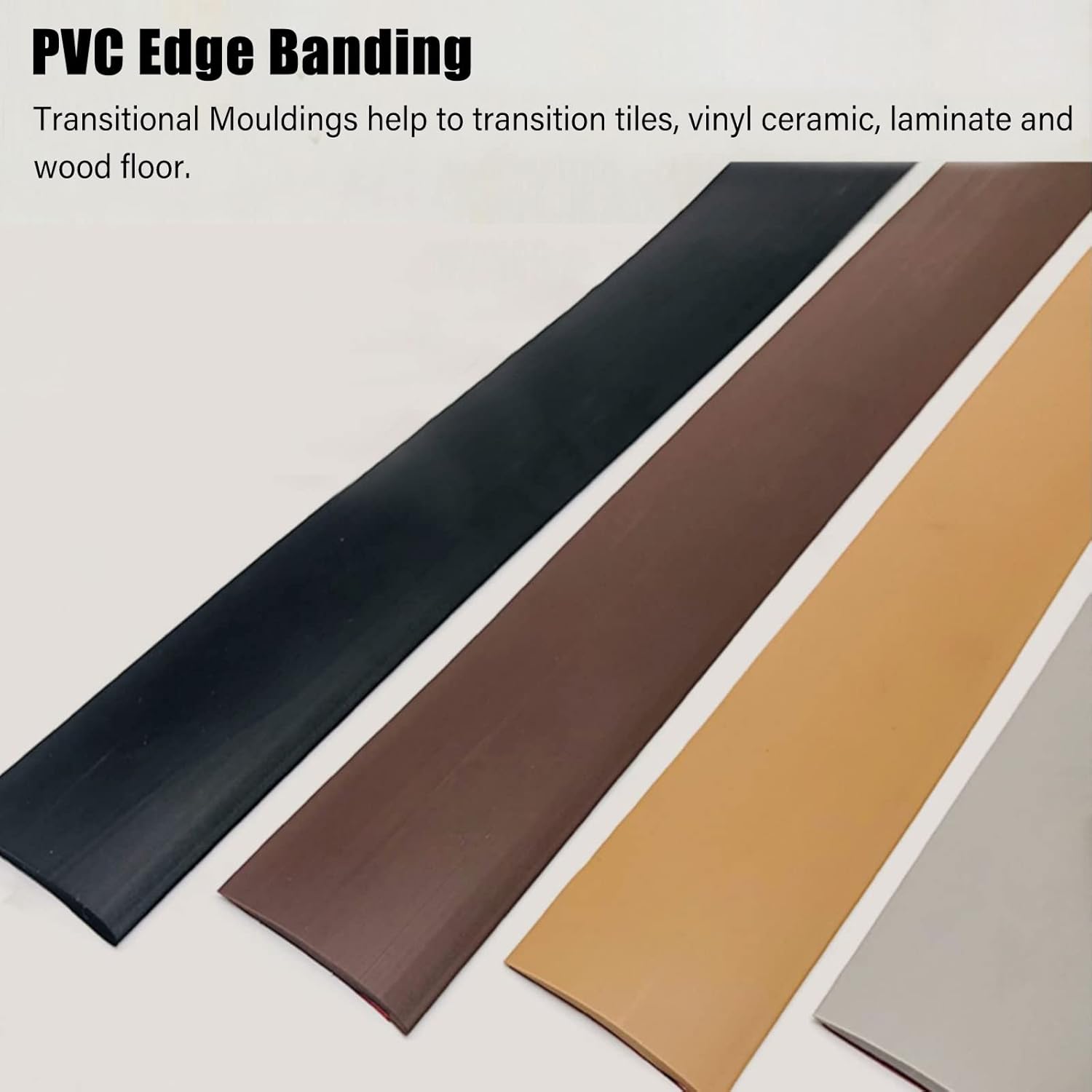 床見切材 PVCフロアトランジションストリップ。 敷居の転移のための皮をむき、棒の鋳造物のトリム。 木目調カーペットエッジトリム (