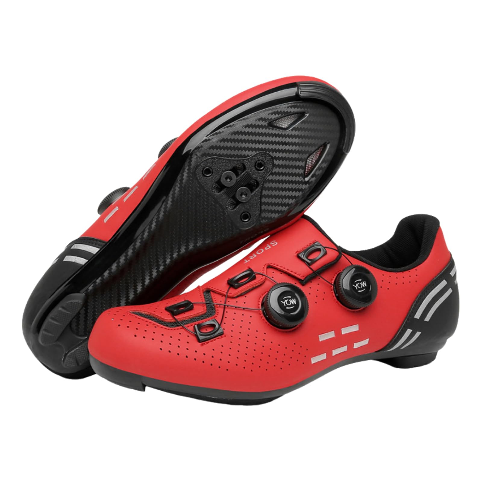 Buty rowerowe, męskie buty kolarskie, buty kolarskie szosowe, męskie buty kolarskie, antypoślizgowe buty rowerowe, odblaskowe paski, oddychające, uniseks