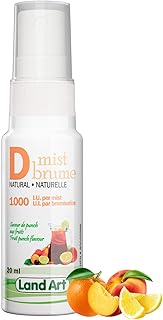 Vitamin D3 Spray - 1000 IU per Spray - 120 Doses – Boost Your Immune System - Support Your Bones – Sugar Free – Non-GMO – Gluten Free - Made in Canada
