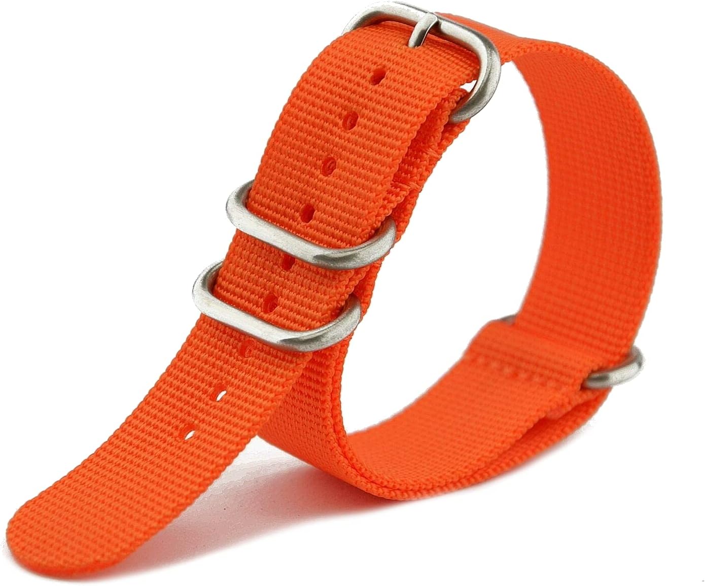 PraetorianDiverTec Extreme NATO / ZULU Strap SAR Orange 22 mm Watch Strap Diver Bracelet