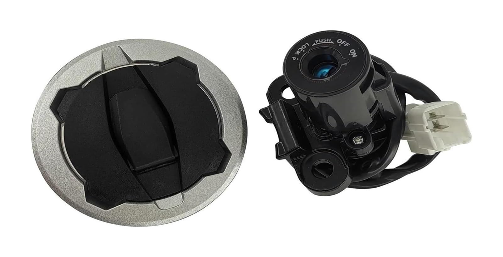 Cerradura De Encendido para Kawasaki para Ninja 650 para Z650 para EX650 2017-posteriores Interruptor Arranque Conjunto Encendido Motocicleta Bloqueo Tanque Gas 2 Llaves