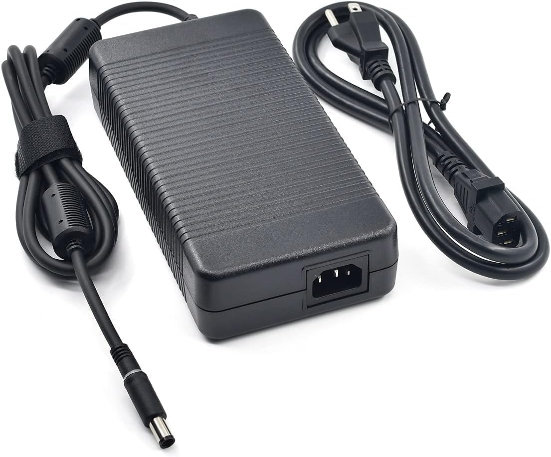 Feelfun Compatible Power Adapter Replacemen for Dell 19.5v 16.9a 330W m18x,X51, R2, R3.(DA330PM111, XM3C3, ADP-330AB B, y90rr, 5X3NX Power Cord (330W)
