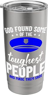 Campus Security Officer Toughest School Resource Officer Stainless Steel Insulated Tumbler