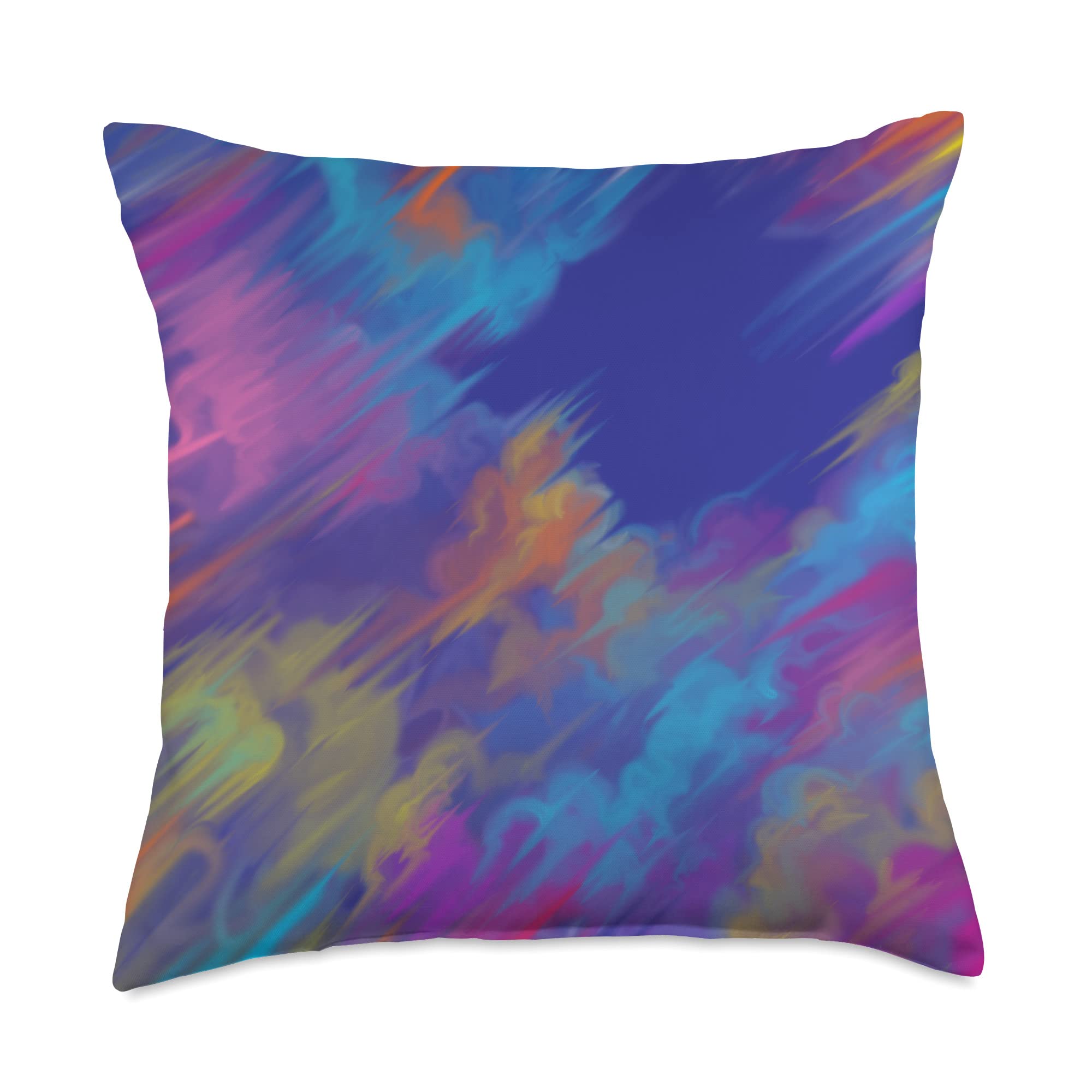Midnight Dreams Blue Throw Pillow