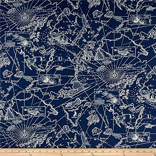 Tommy Bahama Indoor/Outdoor South Seas Nautical, Fabric By The Yard