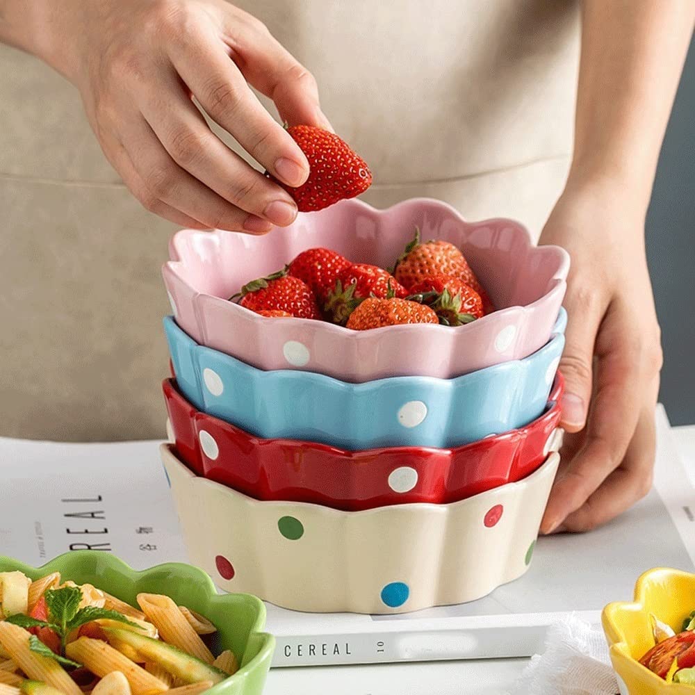 Miska do serwowania sałatek 400ML w stylu japońskim ceramiczna miska do sałatek owocowych miska do deserów osobowość twórcza miska do ryżu domowy stół dekoracyjny miska Miska Sałatkowa(A)