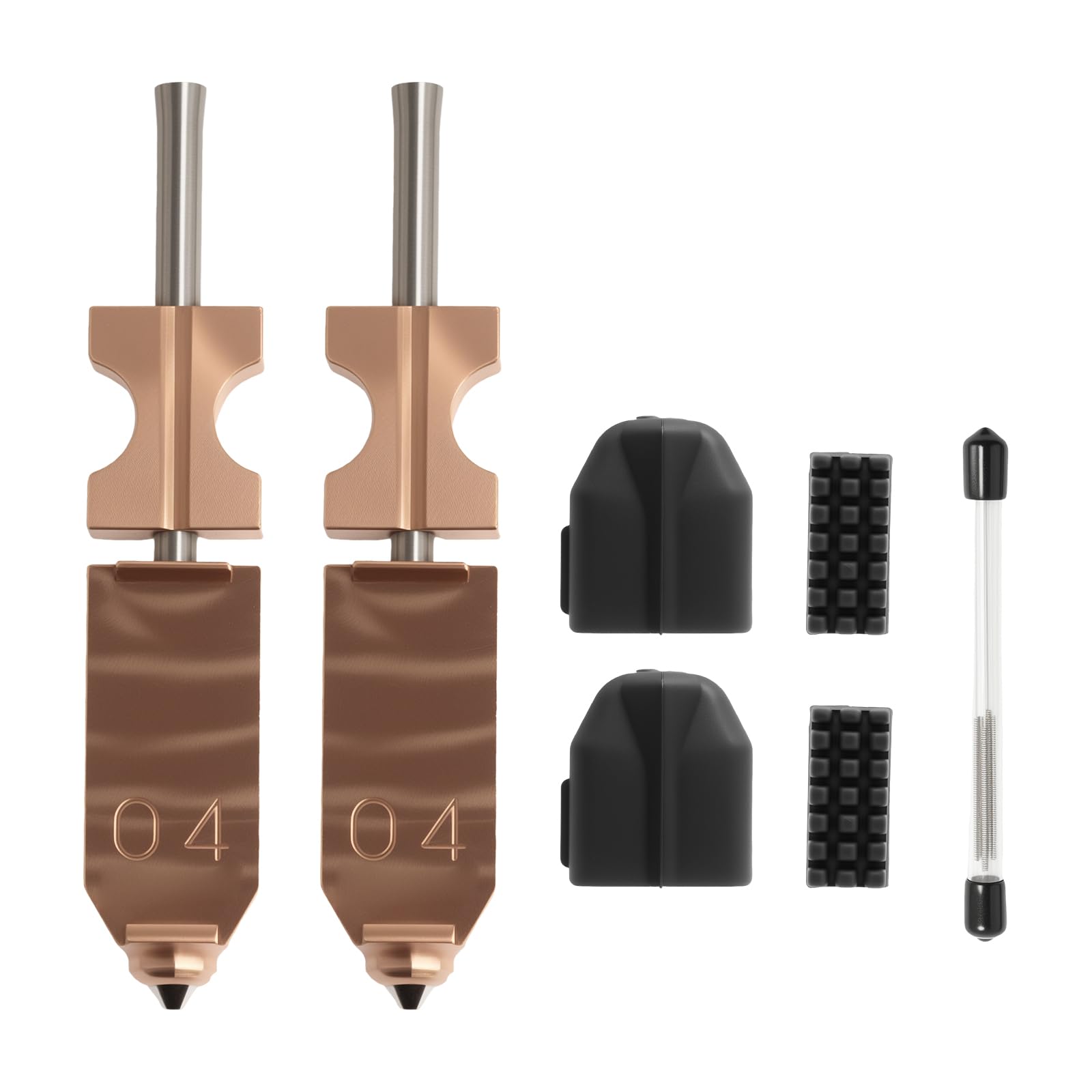 Upgraded 2Pack 0.4MM AD5X Quick-Detachable Nozzle for Flashforge AD5X Hotend Kit, Support 300°C High Temperature and 600mm/s Print Speed, with Silicone Socks/Nozzle Cleaning Kit-picture-14