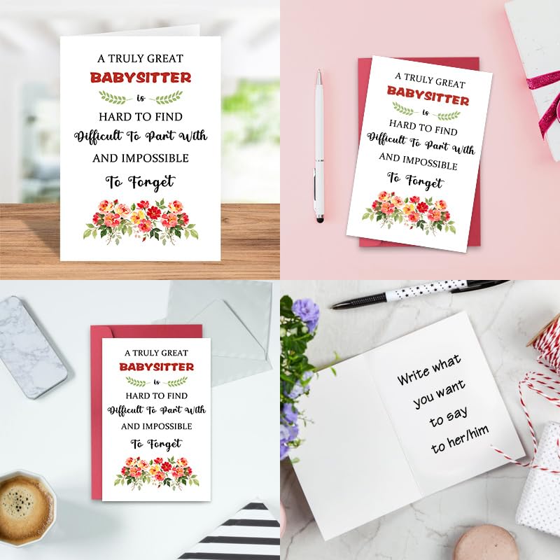 Amazon.com: Nanny Babysitter Christmas Card for Babysitters
