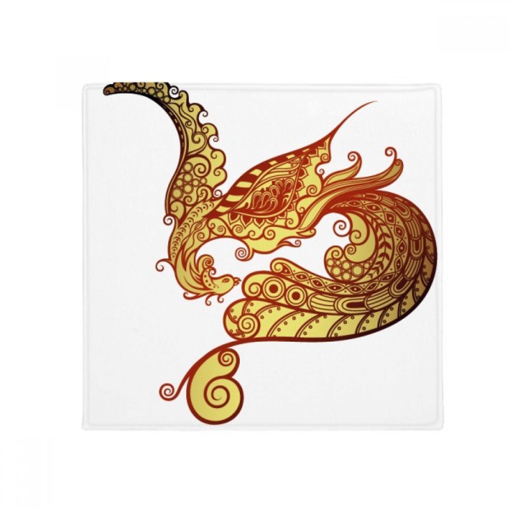 Tapis phénix coloré artistique 80cm, idée cadeau originale pour la maison