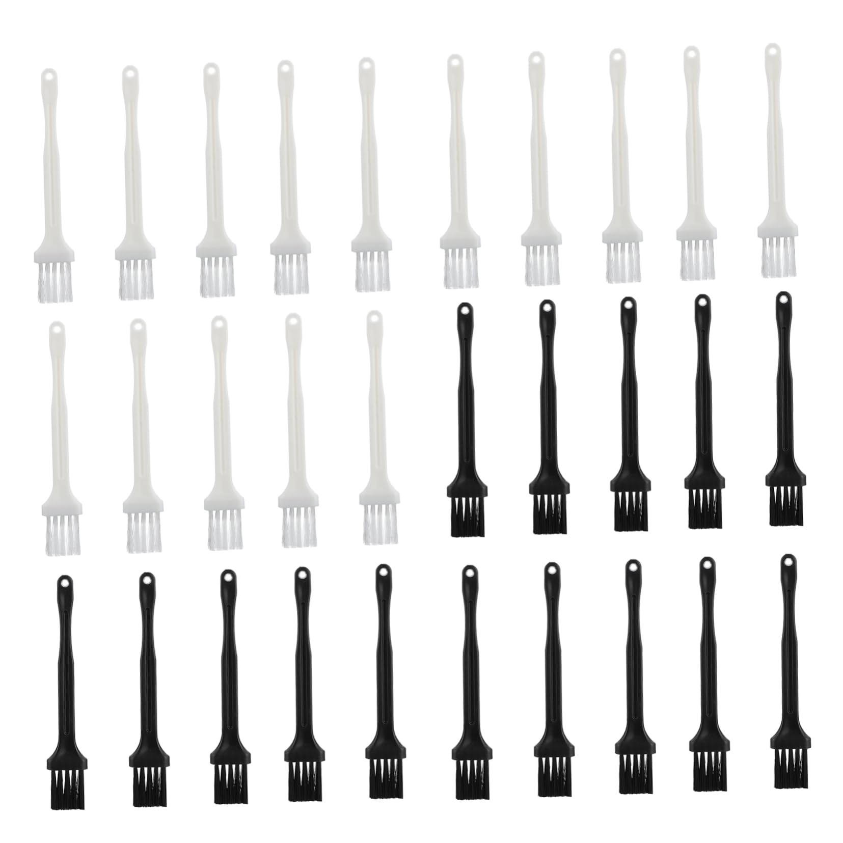 TOVINANNA Beard Brush 30pcs Men Double Sided Beard Brush Set Cutting Brush for Salon Barber and Home Use