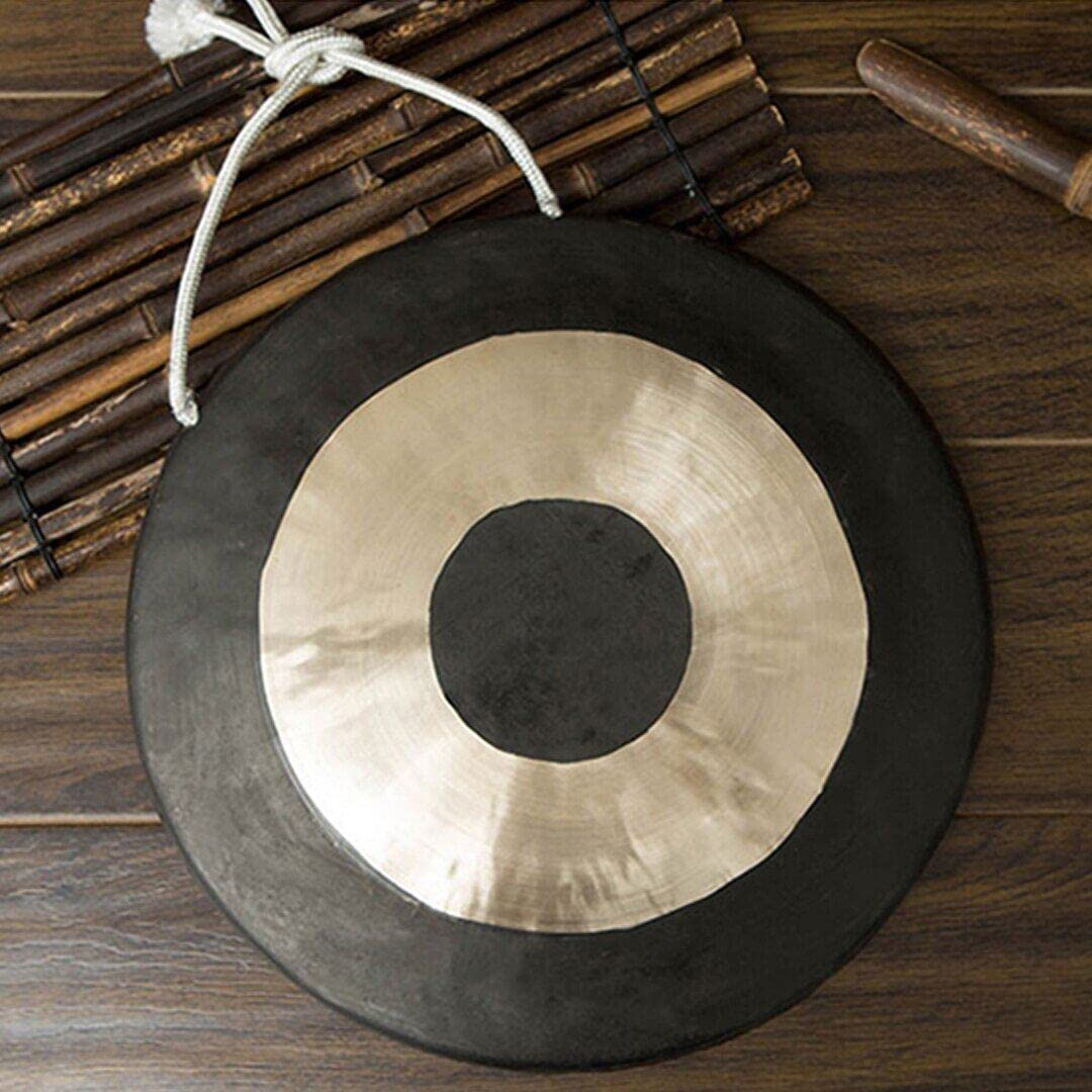 Strumento Di Gong Cinese, Gong Di Strumenti a Percussione Tradizionale Cinese Con Chau Gong Decorativo in Legno Per L'ufficio Di Casa