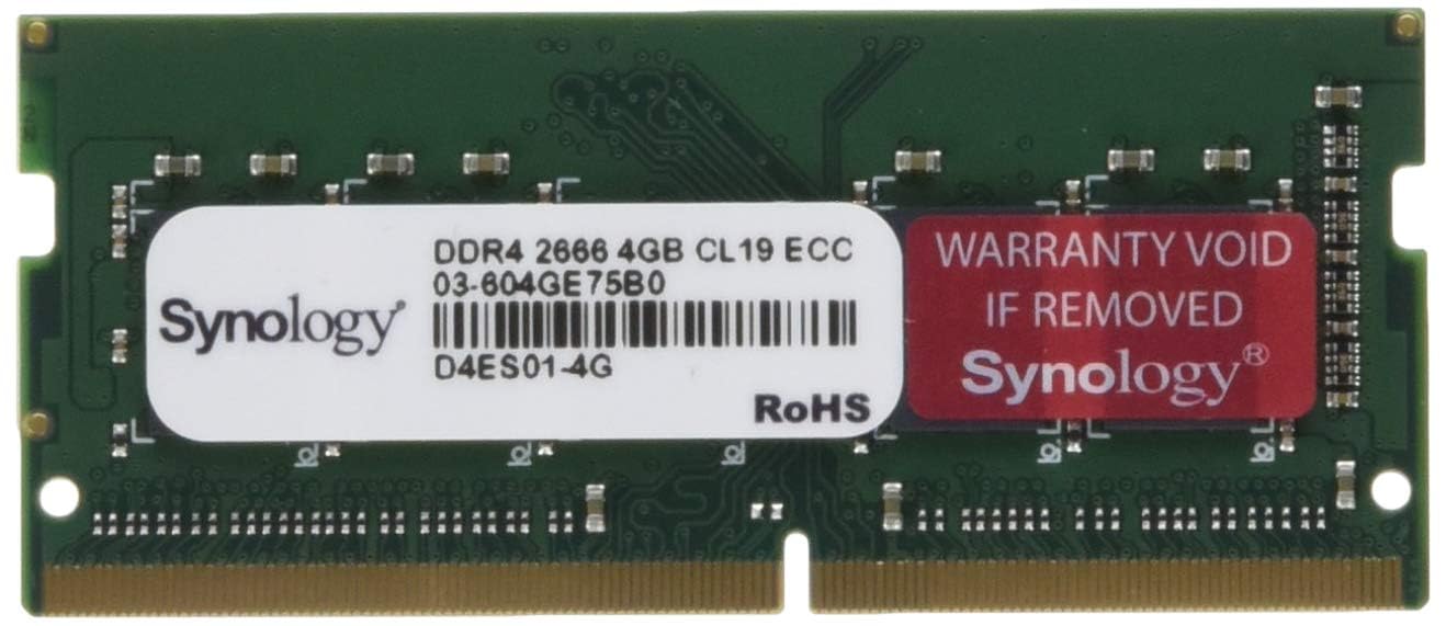 Synology NASメモリー 4GB DDR4 ECC D4ES04-4G Synology 4GB DDR4 SO-DIMM ECC Memory Module D4ES04-4G B&H Photo