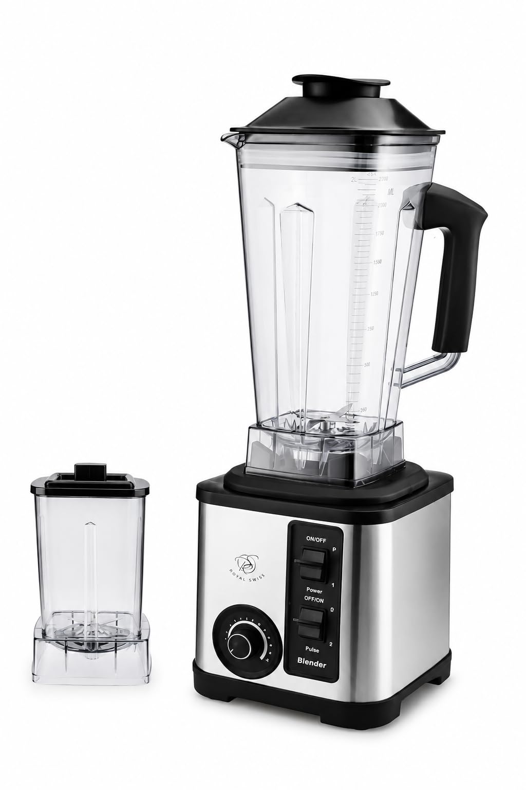 Licuadora Profesional 2000W de Alta Potencia | Cuchillas de Acero Inoxidable | Vaso 2L | Función Pulse y Velocidad Ajustable
