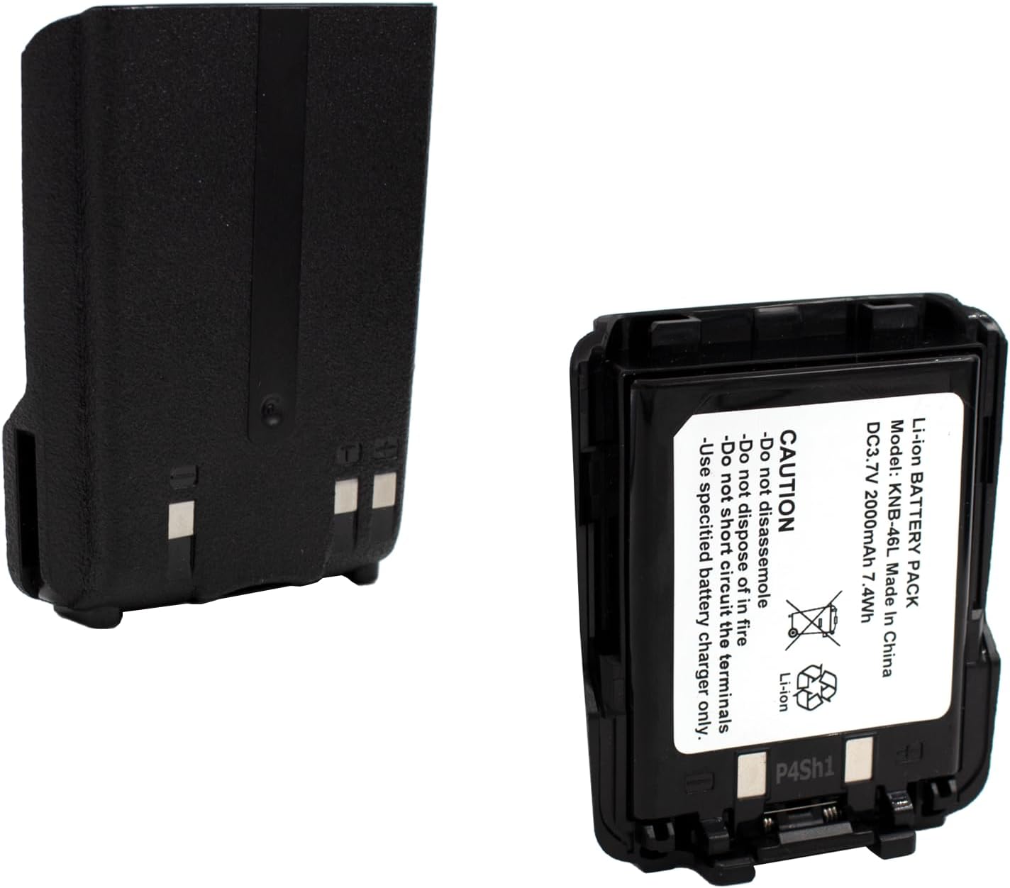 2-Pack KNB-46L Replacement Battery for Kenwood TK-3230 TK-3238 3.7V 2000mAh