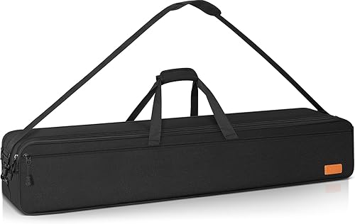 Miniatura 9 de TORIBIO Funda de transporte para trípode de 50 pulgadas, bolsa de transporte para trípode multifuncional y resistente, con correa para el hombro