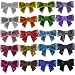 QingHan 20pcs Baby Sequin Boutique Hair Bows Alligator Clips For Kids Girls Teens